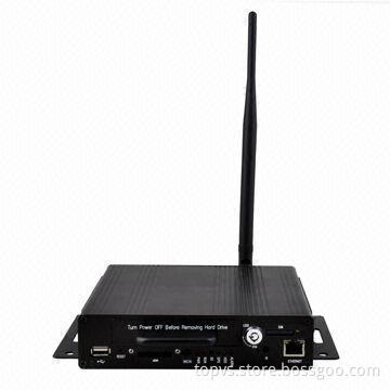 4-channel H.264 3G Mobile DVRs with Maneuverable and 1 HDD Interface, Supports 2TB